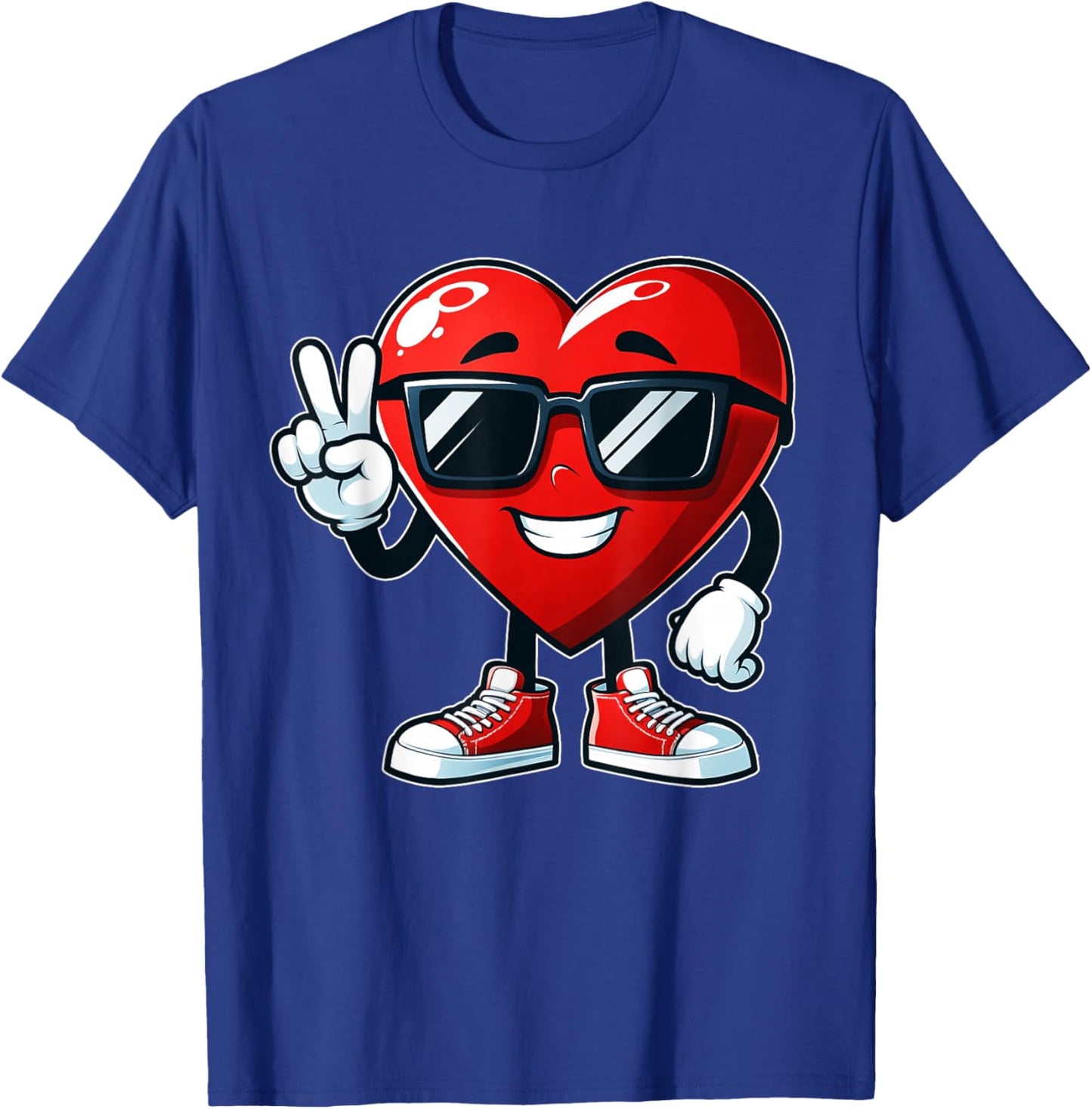 Valentines Vibes Valentines Day For Teens Boys Girls Kids T-Shirt - T-Shirt | Royal