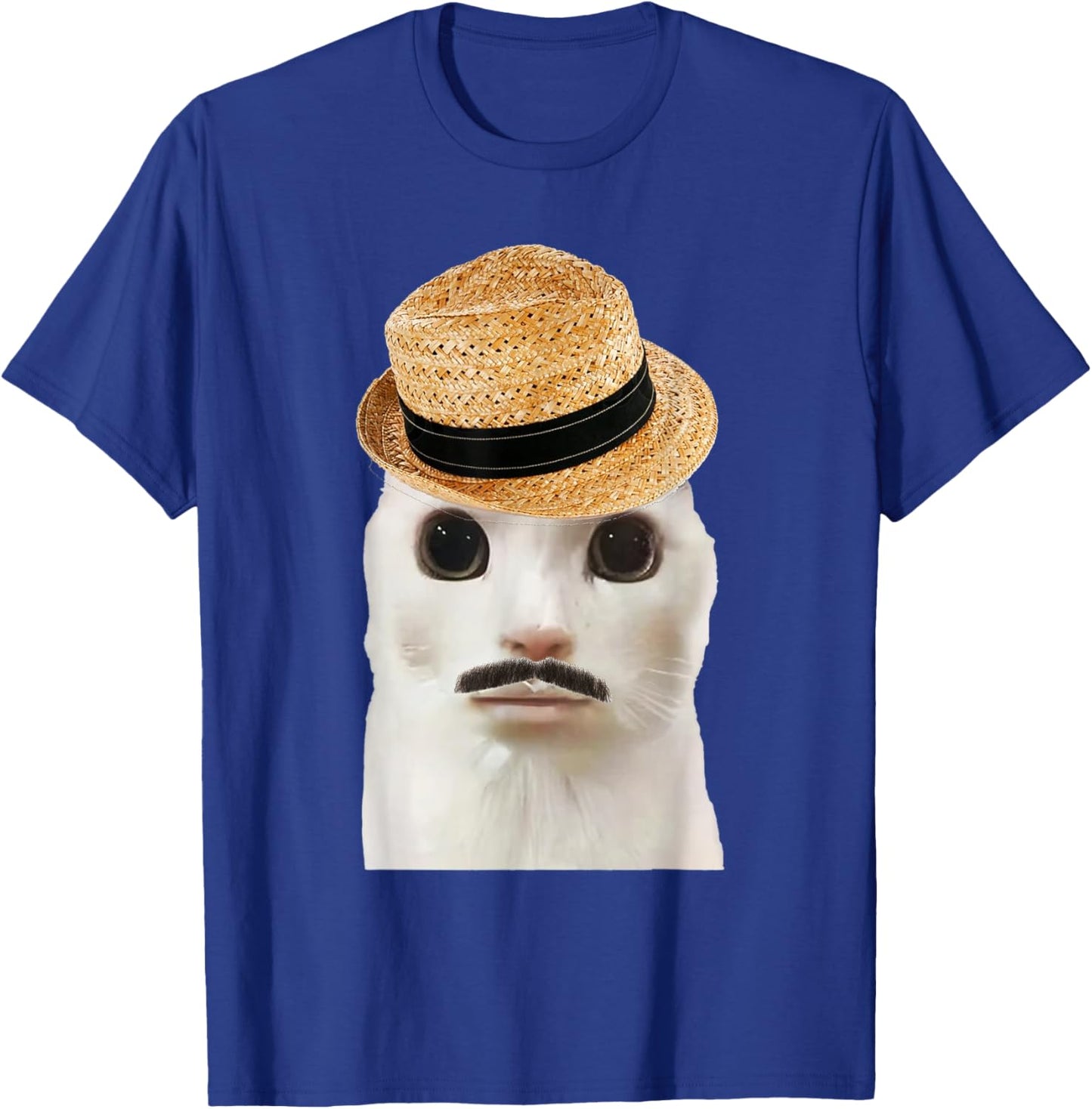Goofy Ahh Cat Meme Dank Cursed Weirdcore Cringey Banana Cat T-Shirt - T-Shirt | Royal
