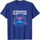 I'd Rather Be Playing Tag VR Gaming T-Shirt - T-Shirt | Royal