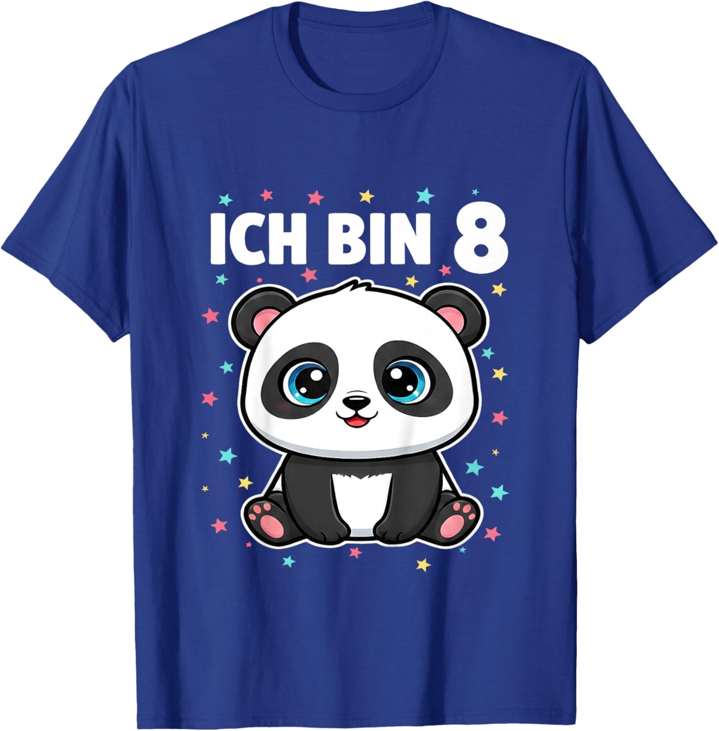 Ich Bin 8 - Süßes Panda Kindergeburtstag Junge Mädchen T-Shirt - T-Shirt | Royal