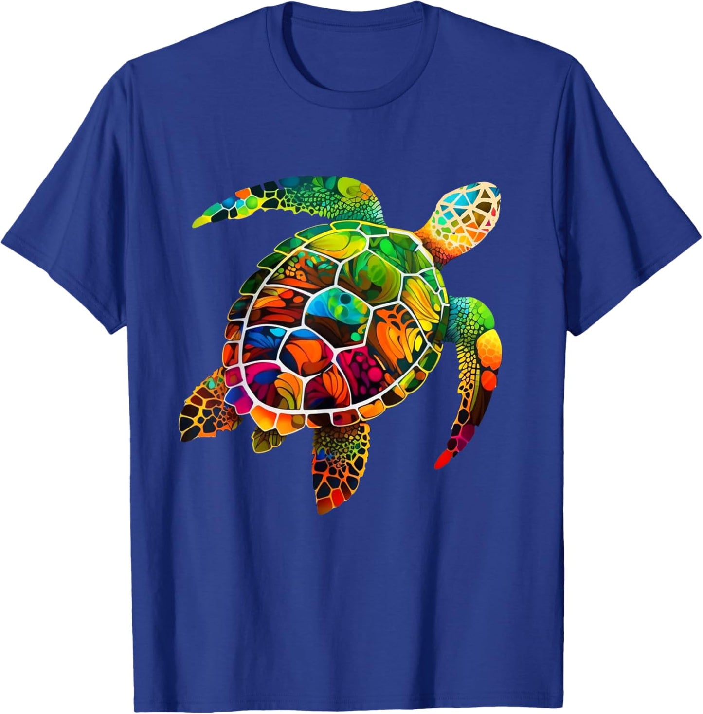 Hawaiian Sea Turtle Hawaii Holiday Beach Summer Maui T-Shirt - T-Shirt | Royal