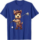 Cute Scottish Terrier Playing Golf Golfer Golfing Men Women T-Shirt - T-Shirt | Royal