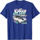 Hot Wheels Speed Club Cars with Checked Background T-Shirt - T-Shirt | Royal