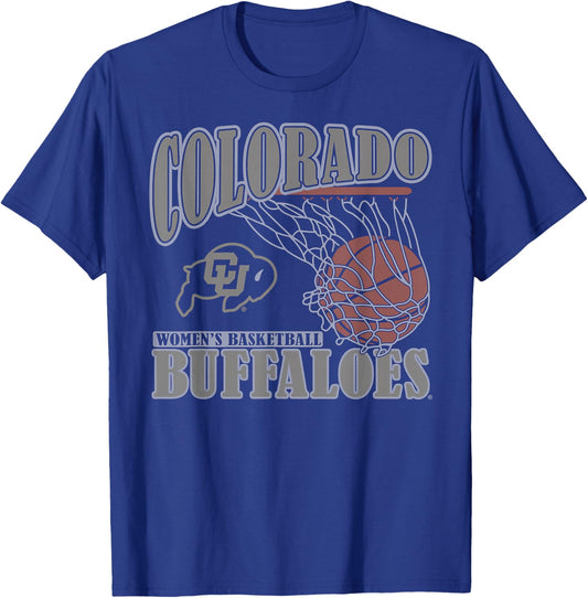 Colorado Buffaloes Women's Basketball Vintage Lift T-Shirt - T-Shirt | Royal