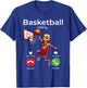 Six Seven Tung Sahur Brainrot Blague Basketball Calling Meme T-Shirt - T-Shirt | Royal