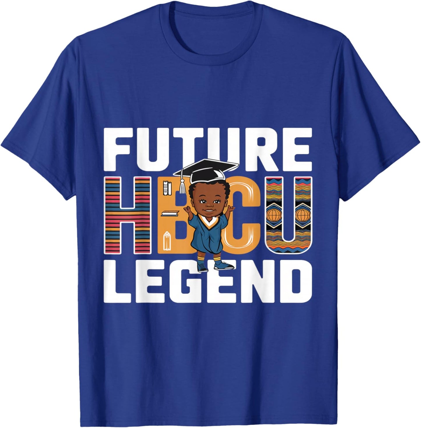 Future HBCU Grad Black Boy Graduation HBCU Black History Kid T-Shirt - T-Shirt | Royal