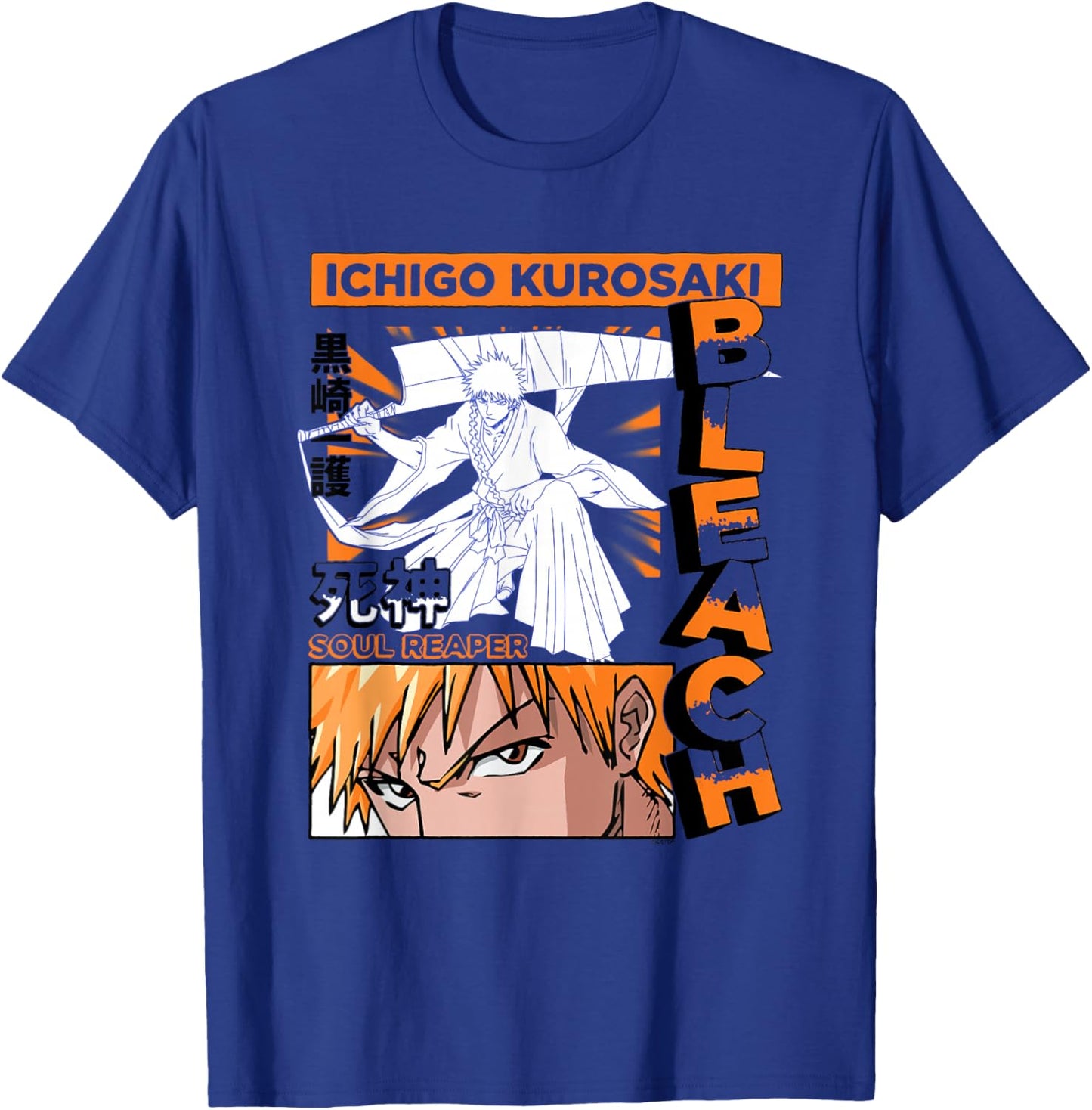 Bleach Ichigo Kurosaki Mangazine Cover Collage Anime T-Shirt - T-Shirt | Royal