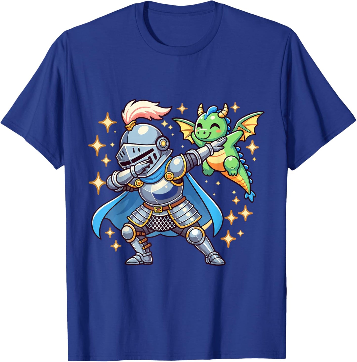 Dabbing Dragon Knight Shirt Ren Faire Funny Medieval Fantasy T-Shirt - T-Shirt | Royal