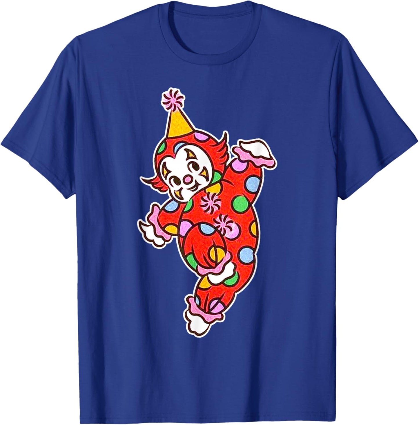 Kewpie Baby Clown Birthday Circus T-Shirt - T-Shirt | Royal