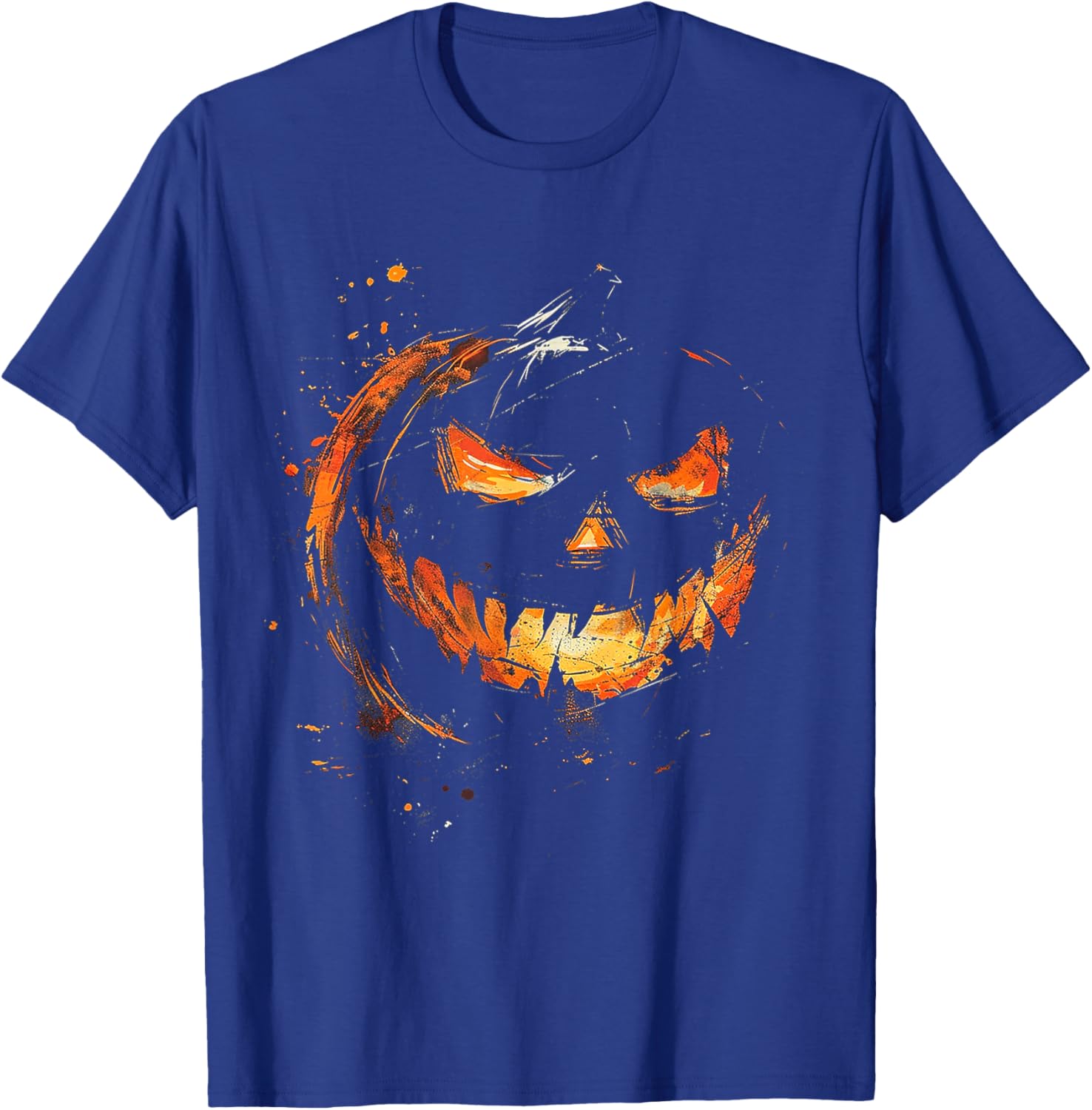 Pumpkin Costume Halloween Spooky Art Pumpkin T-Shirt - T-Shirt | Royal