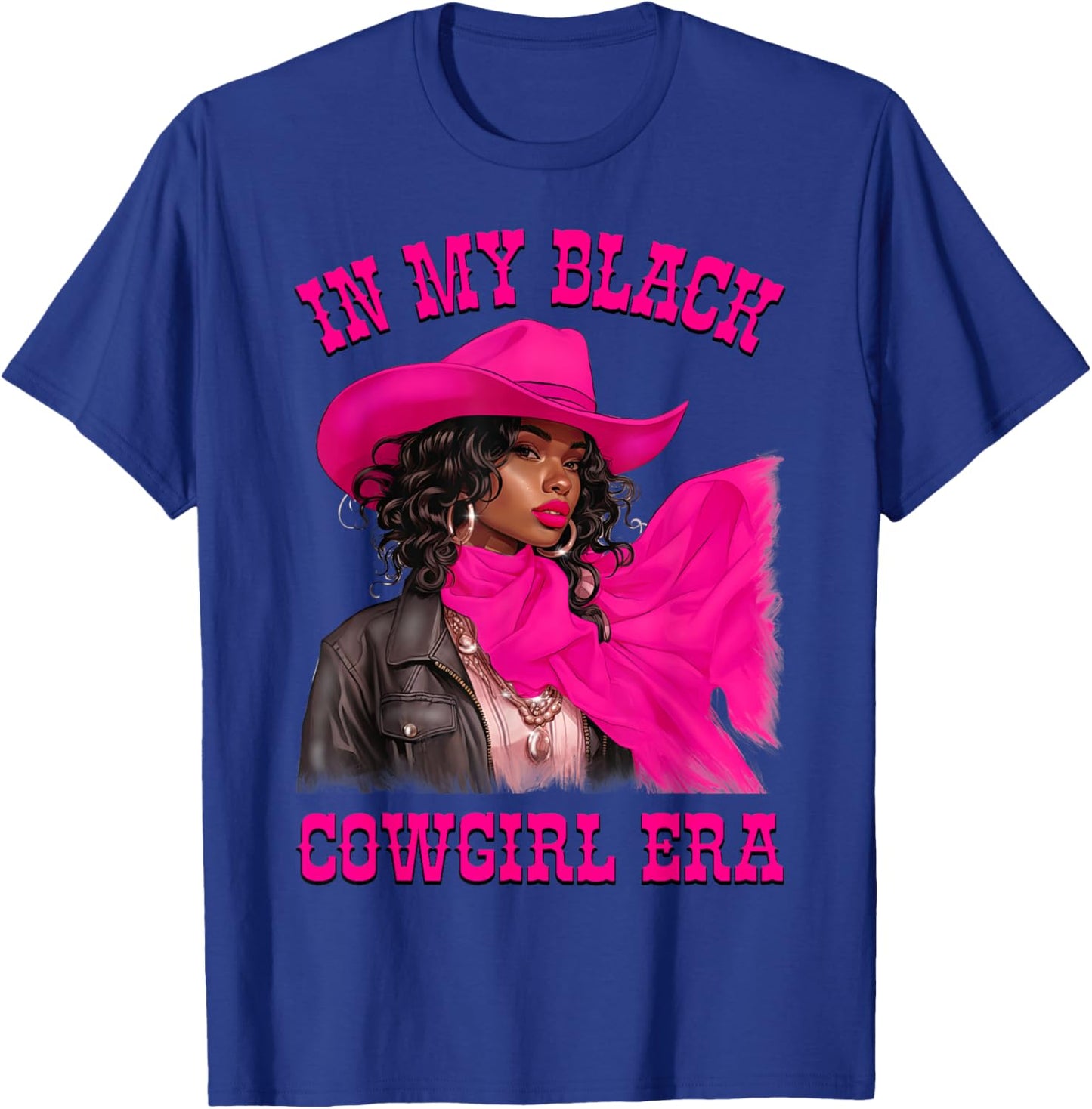 In My Black Cowgirl Era African American Rodeo Cowgirls T-Shirt - T-Shirt | Royal