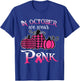 Breast Cancer In October We Wear Pink Pumpkin For Mom T-Shirt - T-Shirt | Royal
