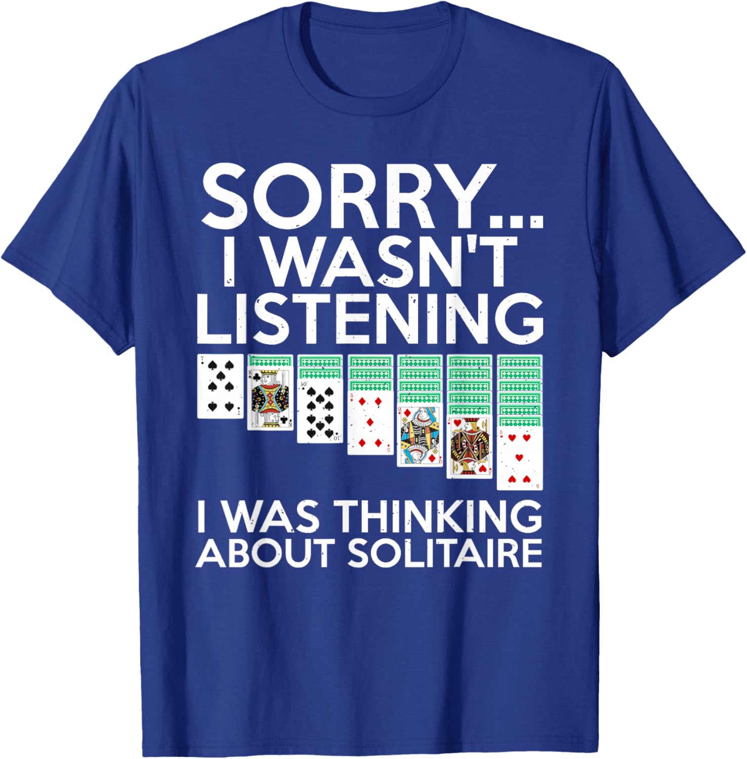 Best Solitaire Gifts Solitaire Art Women Kids Black Cotton Blend Small Short Sleeve T-Shirt - T-Shirt | Royal