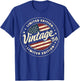 Vintage 69th birthday men Born 1956 69 years old Bday T-Shirt - T-Shirt | Royal