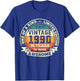 36th Birthday Gift 36 Years of Being Awesome 36 Years Old T-Shirt - T-Shirt | Royal