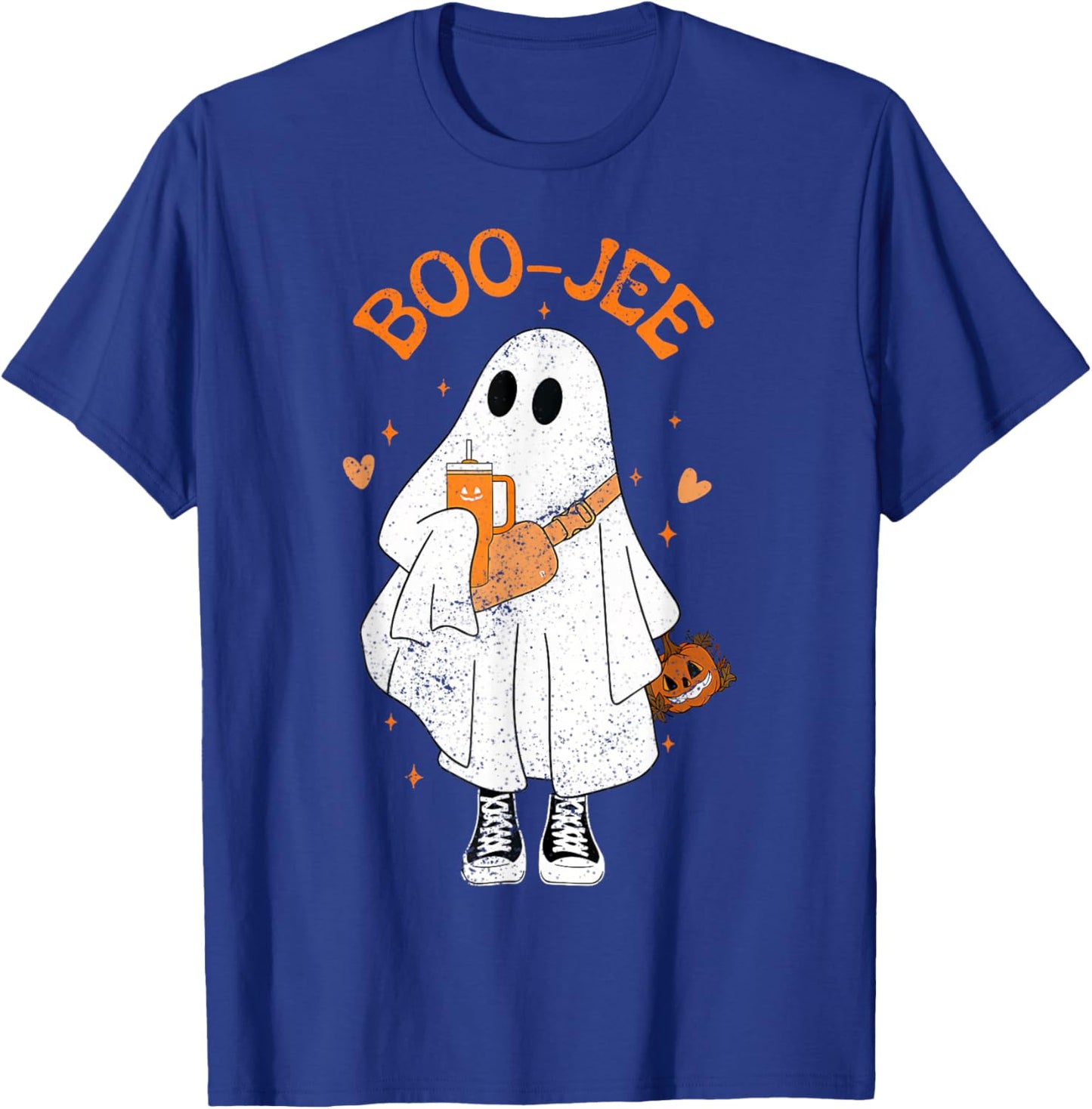 Spooky Season Cute Ghost Halloween Boujee Boo Jee T-Shirt - T-Shirt | Royal