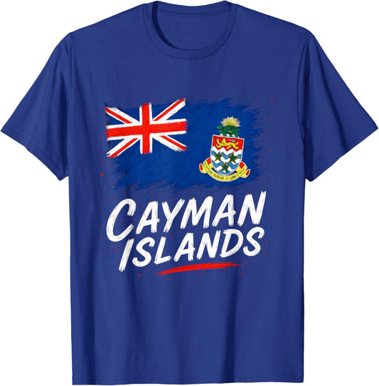 Cayman Islands Flag Caymanian Pride T-Shirt - T-Shirt | Royal