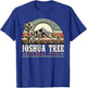 Joshua Tree National Park Retro Vintage Hike Camping Outdoor T-Shirt - T-Shirt | Royal