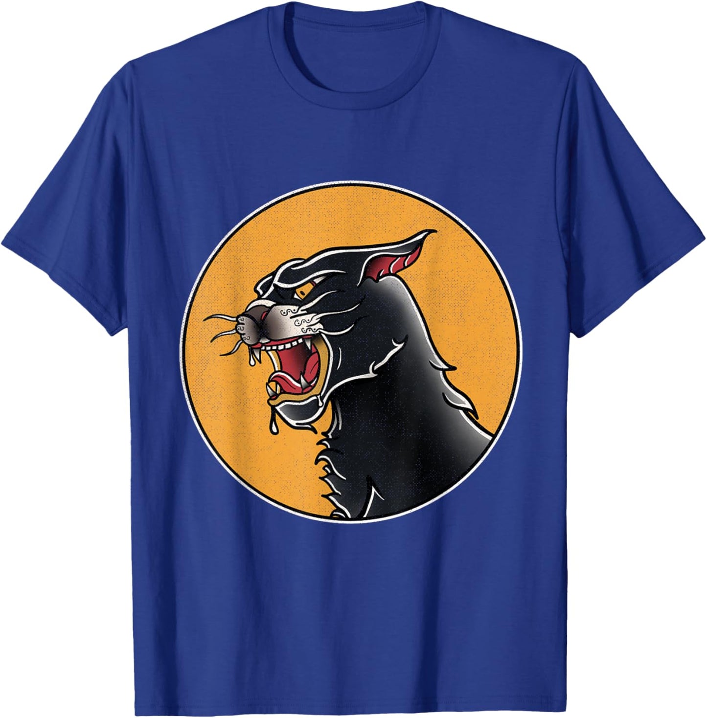 Vintage American Traditional Panther Tattoo T-Shirt - T-Shirt | Royal