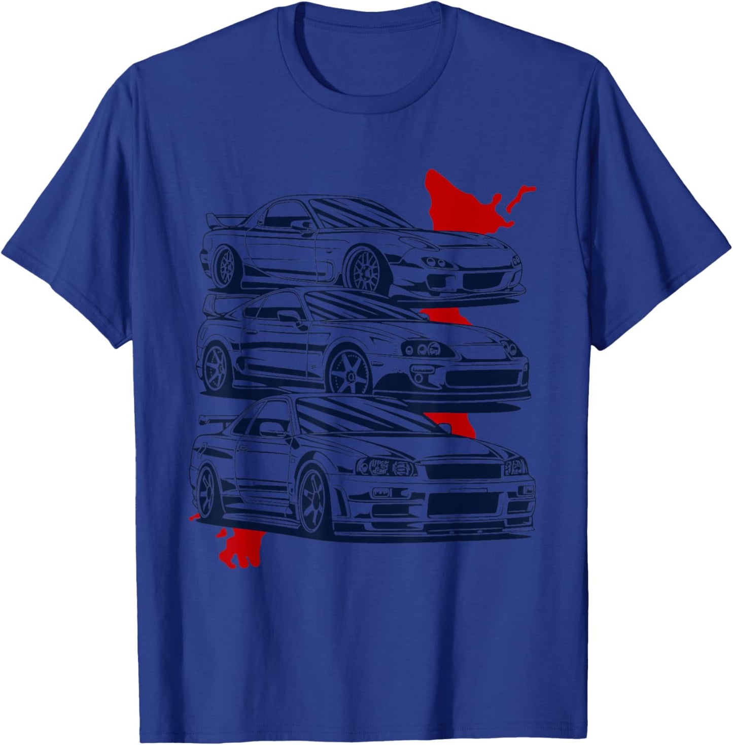 Skyline G T R R33 R34 R32 R35 Japanese Supra JDM Car R X 7 T-Shirt - T-Shirt | Royal