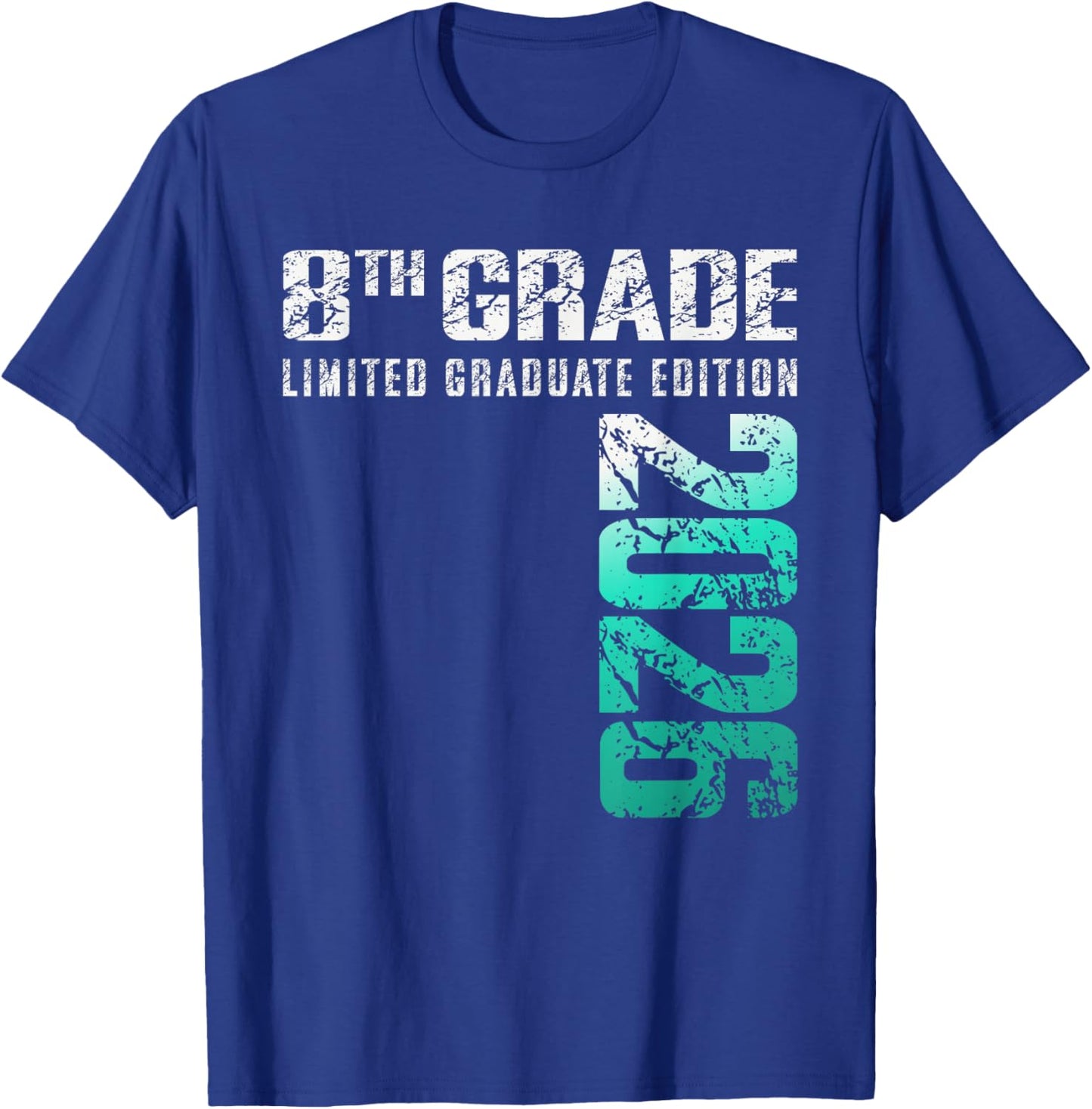8th Grade Graduation Class of 2026 T-Shirt - T-Shirt | Royal