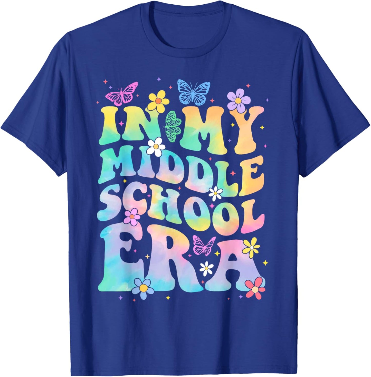 In My Middle School Era Back To School Outfits For Teacher Men Women Girls Kids T-Shirt - T-Shirt | Royal