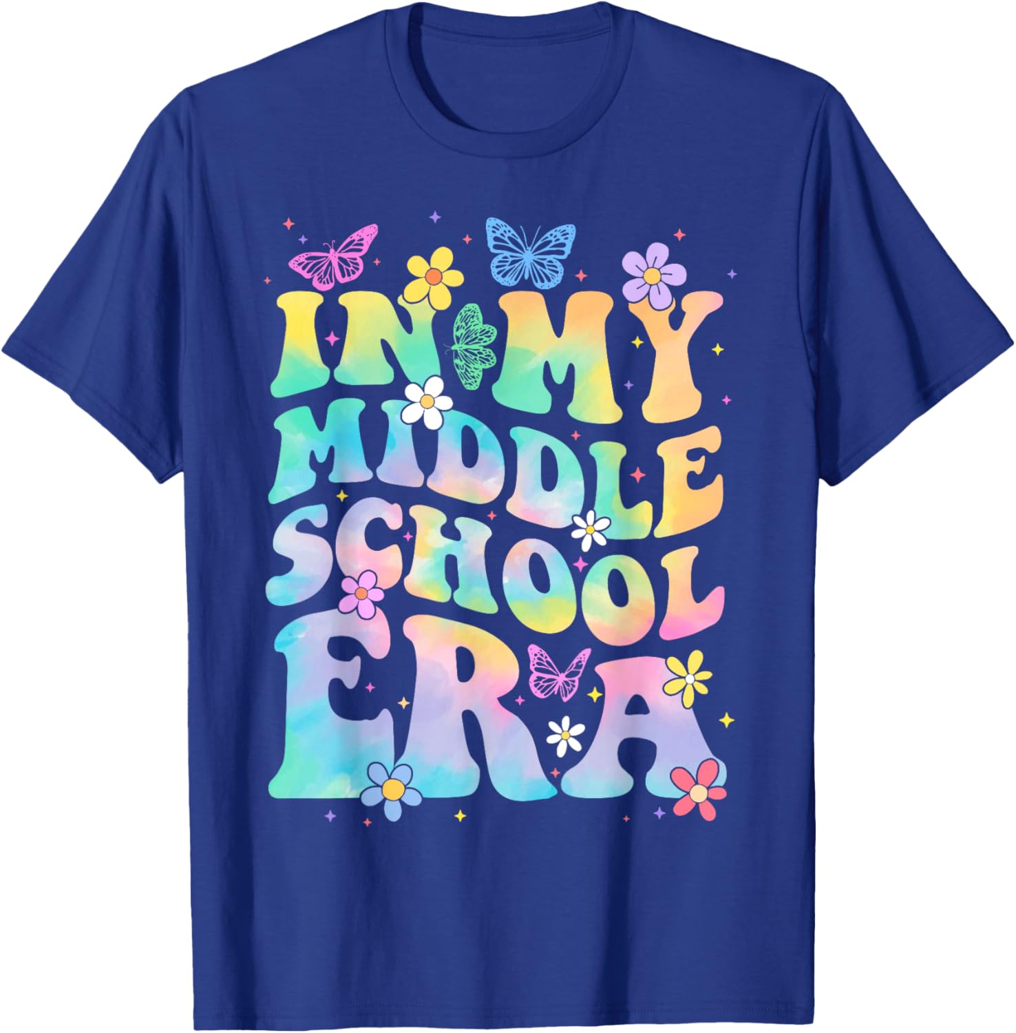 In My Middle School Era Back To School Outfits For Teacher Men Women Girls Kids T-Shirt - T-Shirt | Royal