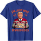 I'm Just Here For The Deviled Eggs Funny Trump Christmas T-Shirt - T-Shirt | Royal