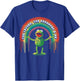 Funny Retro Rainbow Frog Connection The Lovers The Dreamers T-Shirt - T-Shirt | Royal