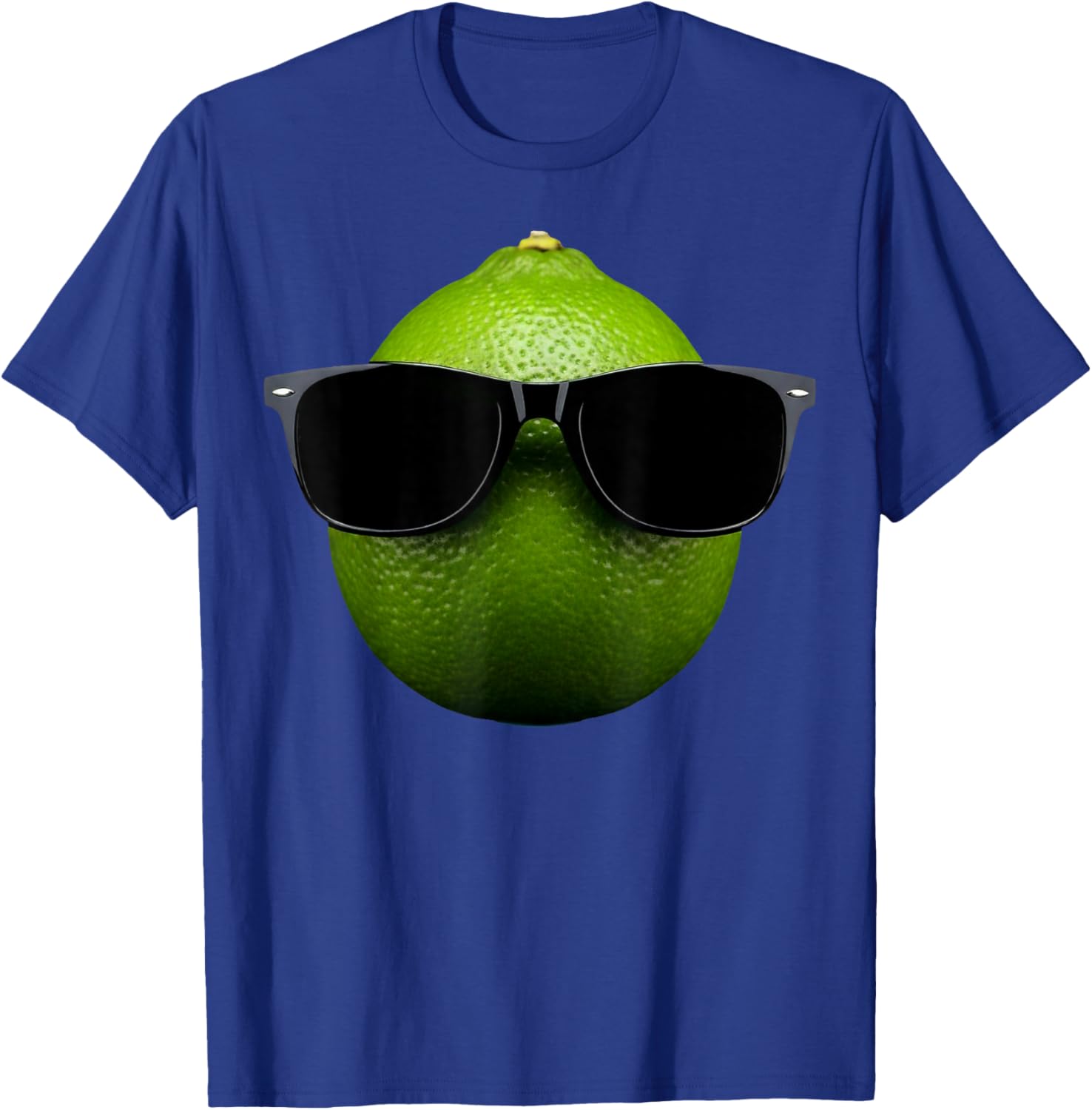 Cool Lime Wearing Sunglasses Funny Fruit T-Shirt - T-Shirt | Royal