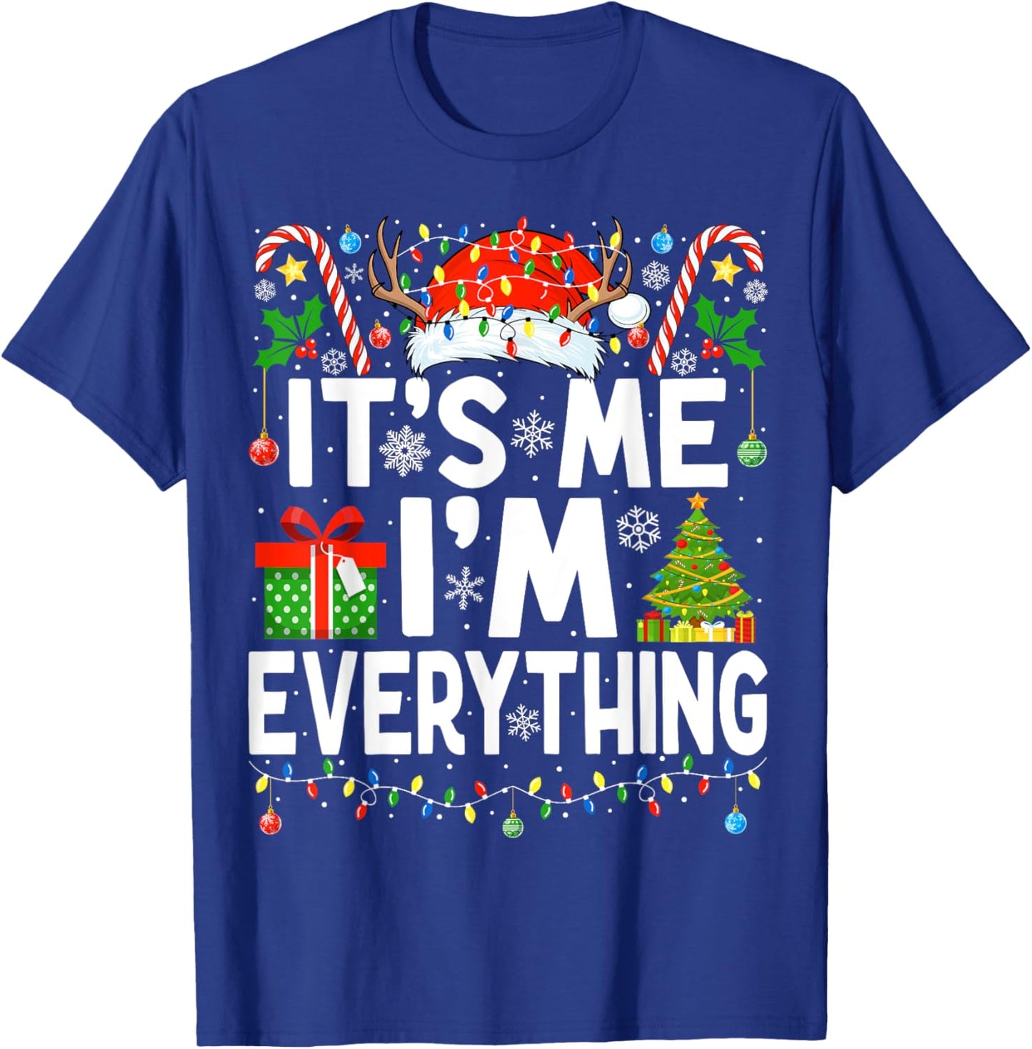 Have Everything I Want for Christmas Couple Pajama Couples T-Shirt - T-Shirt | Royal