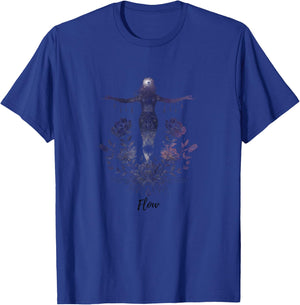 Serene Yoga & Meditation Essentials - Mindfulness Mantra T-Shirt - T-Shirt | Royal