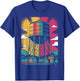 Pop Art Water Tower Urban Landscape Design T-Shirt - T-Shirt | Royal