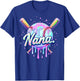 Baseball Drip Nana Cute Tie Dye Baseball Women Mother's Day T-Shirt - T-Shirt | Royal