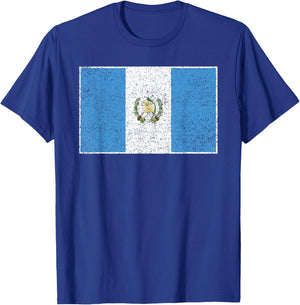 Armoiries du Guatemala Drapeau National du Guatemala T-Shirt - T-Shirt | Royal