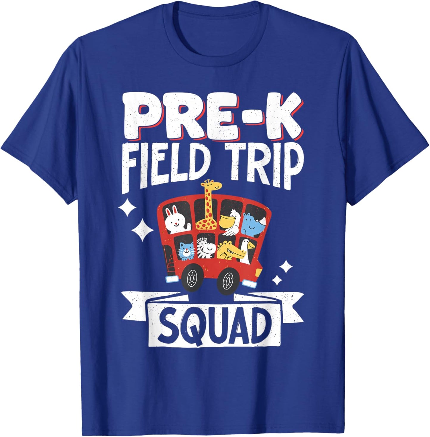 Pre-K Field Trip Squad T-Shirt - T-Shirt | Royal