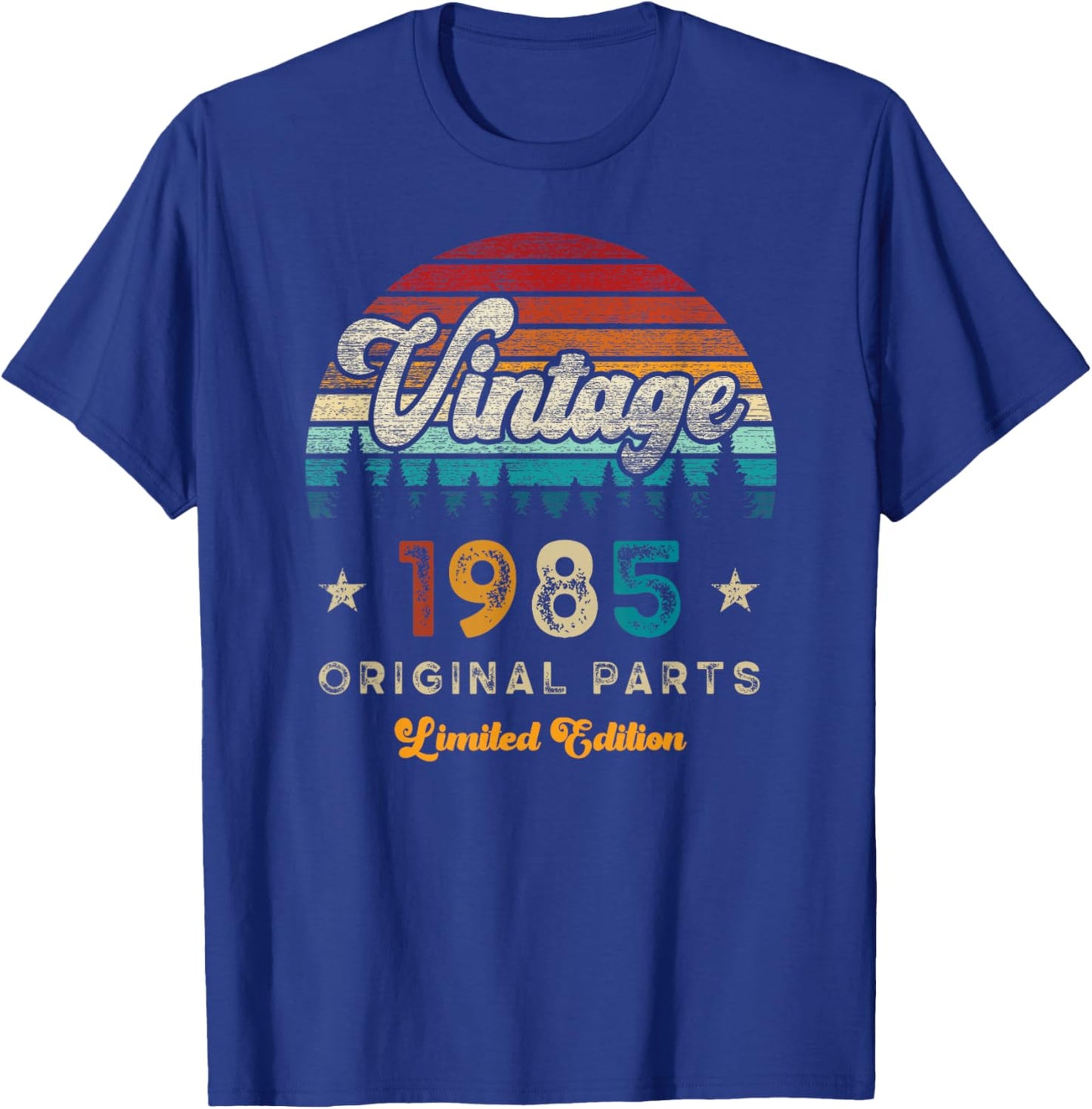 Vintage 1985 Anniversaire 41 Ans D'âge Limited Edition T-Shirt - T-Shirt | Royal