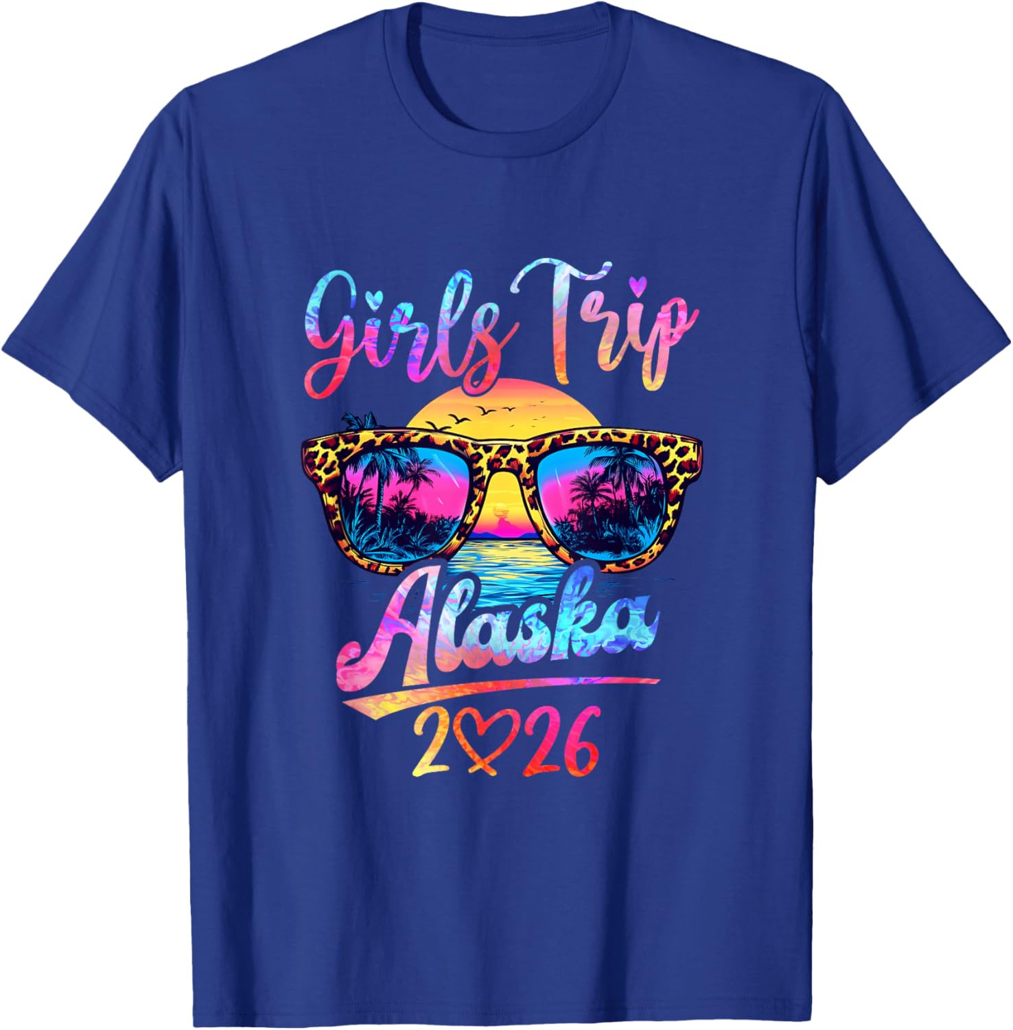 Girls Trip Alaska 2026 Matching Summer Vacation Women T-Shirt - T-Shirt | Royal