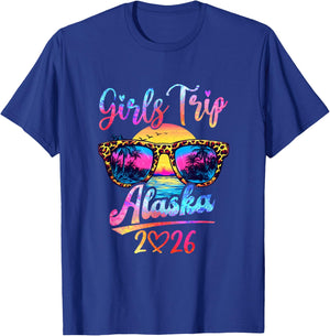 Girls Trip Alaska 2026 Matching Summer Vacation Women T-Shirt - T-Shirt | Royal