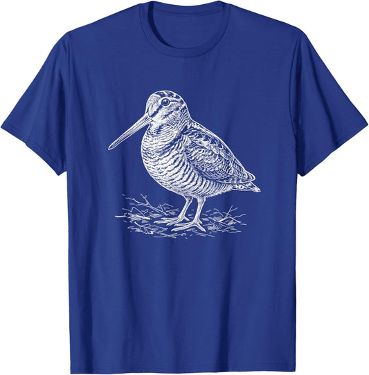 Bécasse américaine Observation des Oiseaux Oiseaux Bécasses T-Shirt - T-Shirt | Royal