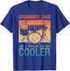 Drummer Design Dad Father Drumline Drumming Drummer T-Shirt - T-Shirt | Royal