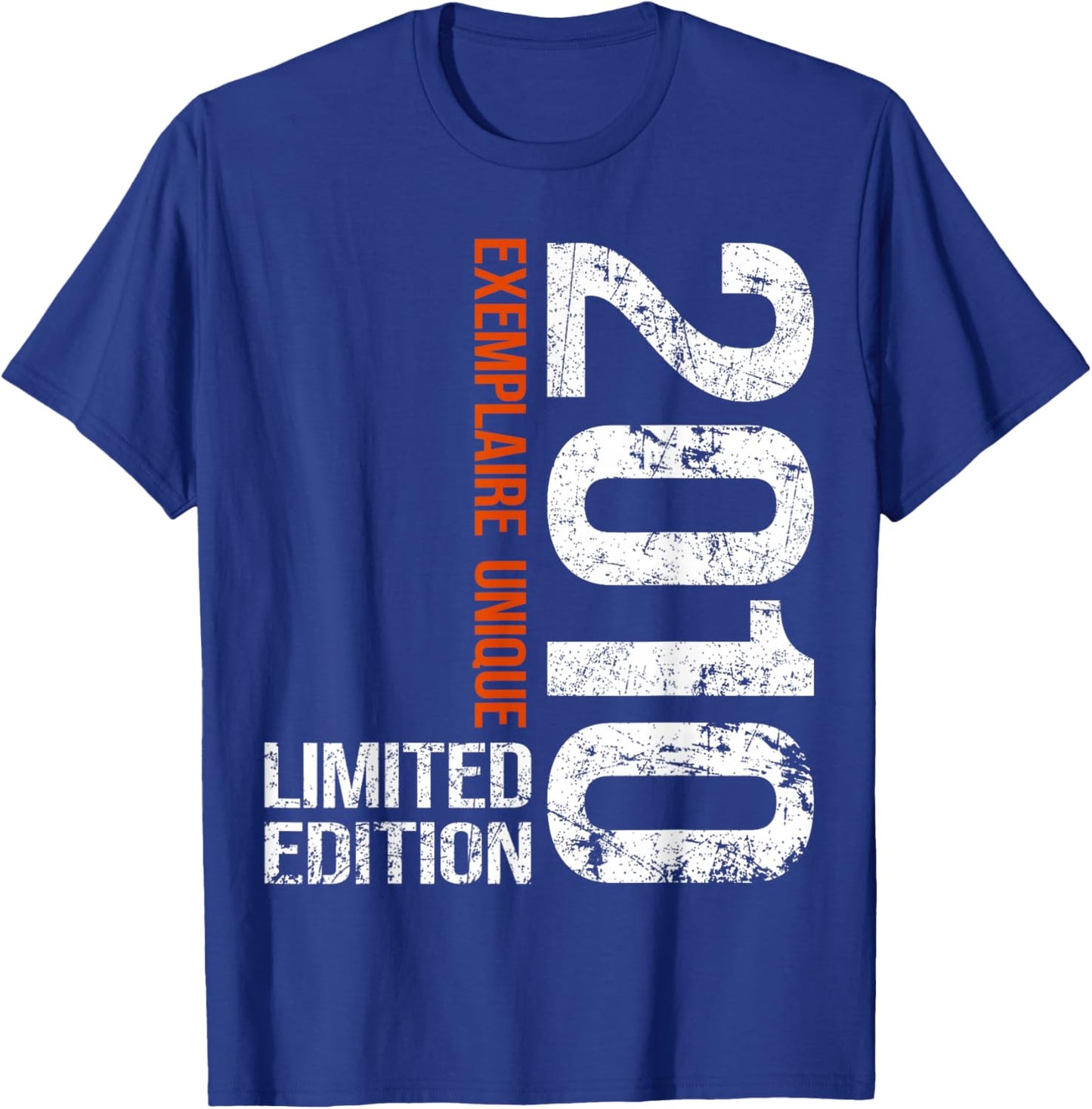 15th Anniversary 2010 Vintage 15 Years Boy and Girl 2010 T-Shirt - T-Shirt | Royal
