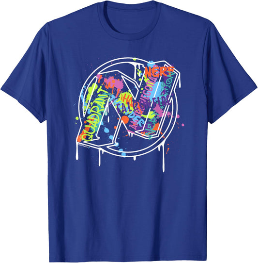 Nerf Graffiti Drips T-Shirt - T-Shirt | Royal