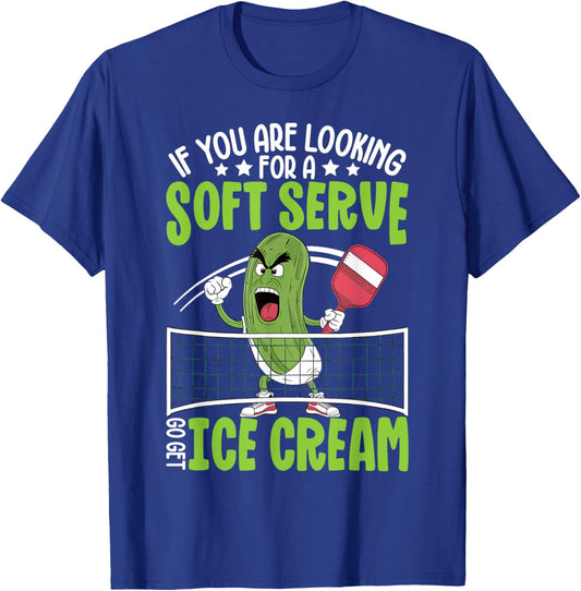 Funny Pickleball Player Men Women Paddleball Lover T-Shirt - T-Shirt | Royal
