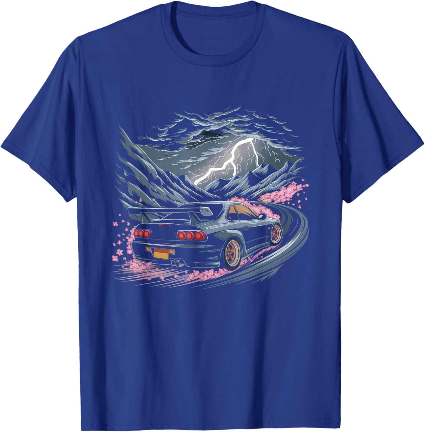 Japanese Car Men JDM Japan Street Racing Streetwear T-Shirt - T-Shirt | Royal