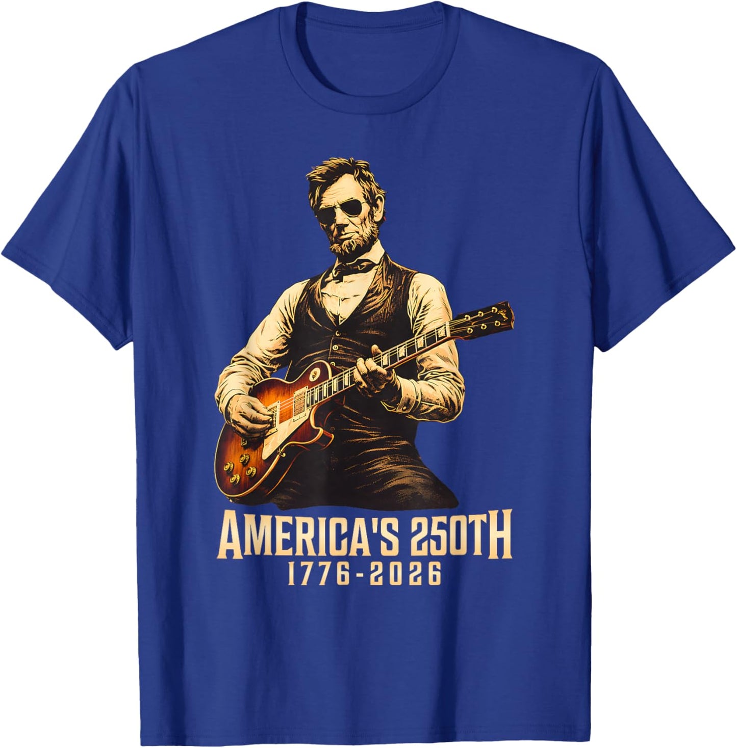 250 Years American 250th Anniversary USA Patriotic 4th July T-Shirt - T-Shirt | Royal