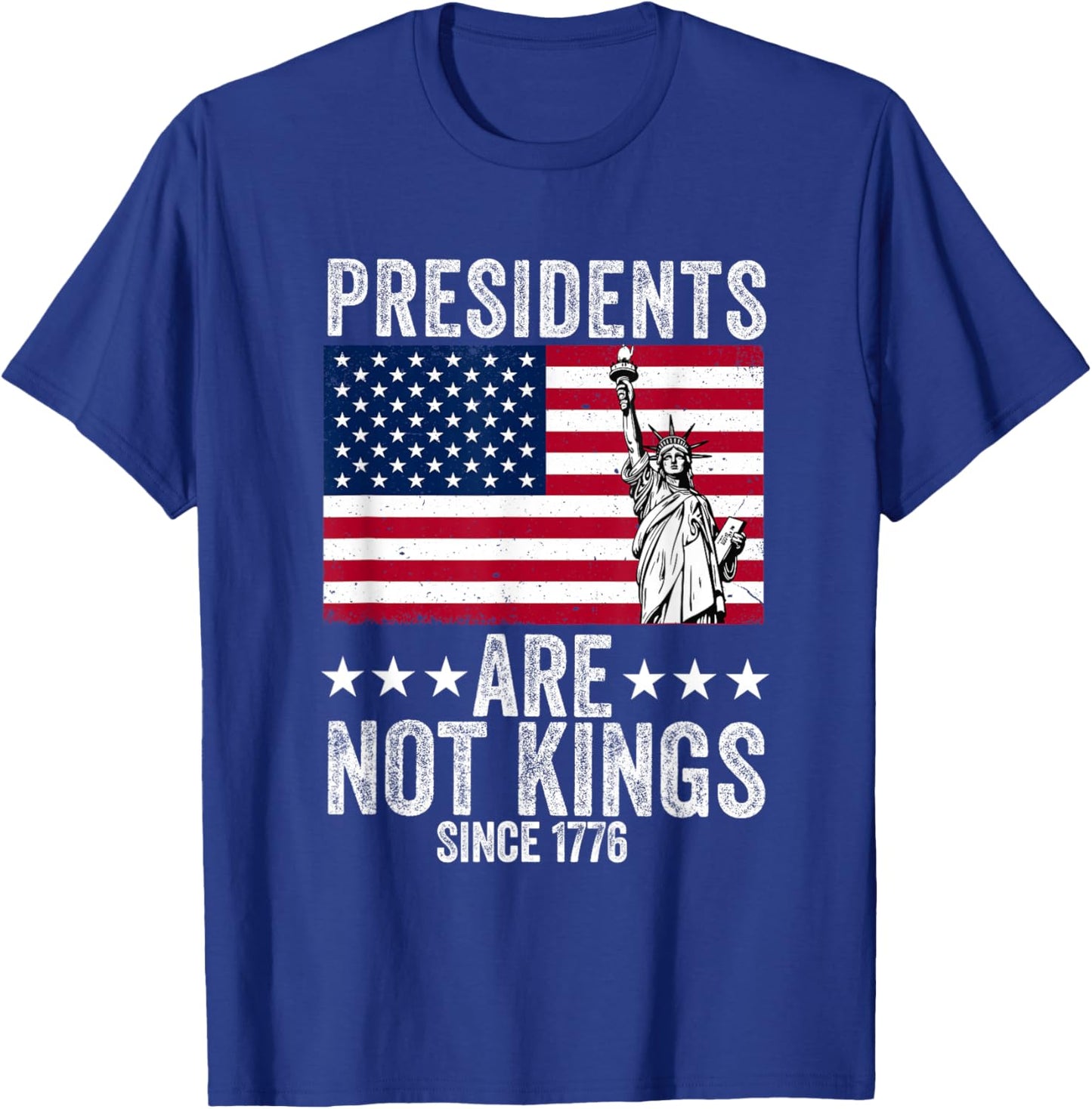 USA Flag Democracy T-Shirt - T-Shirt | Royal