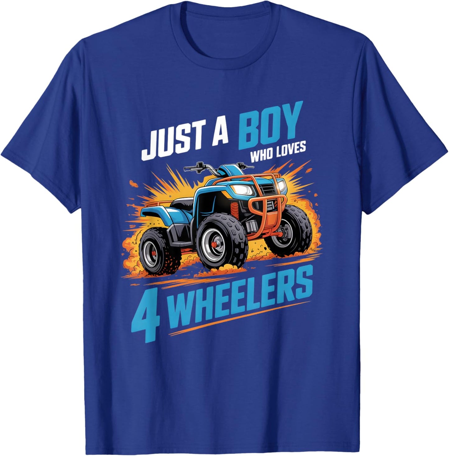 Boys 4 Wheeler T-Shirt - T-Shirt | Royal