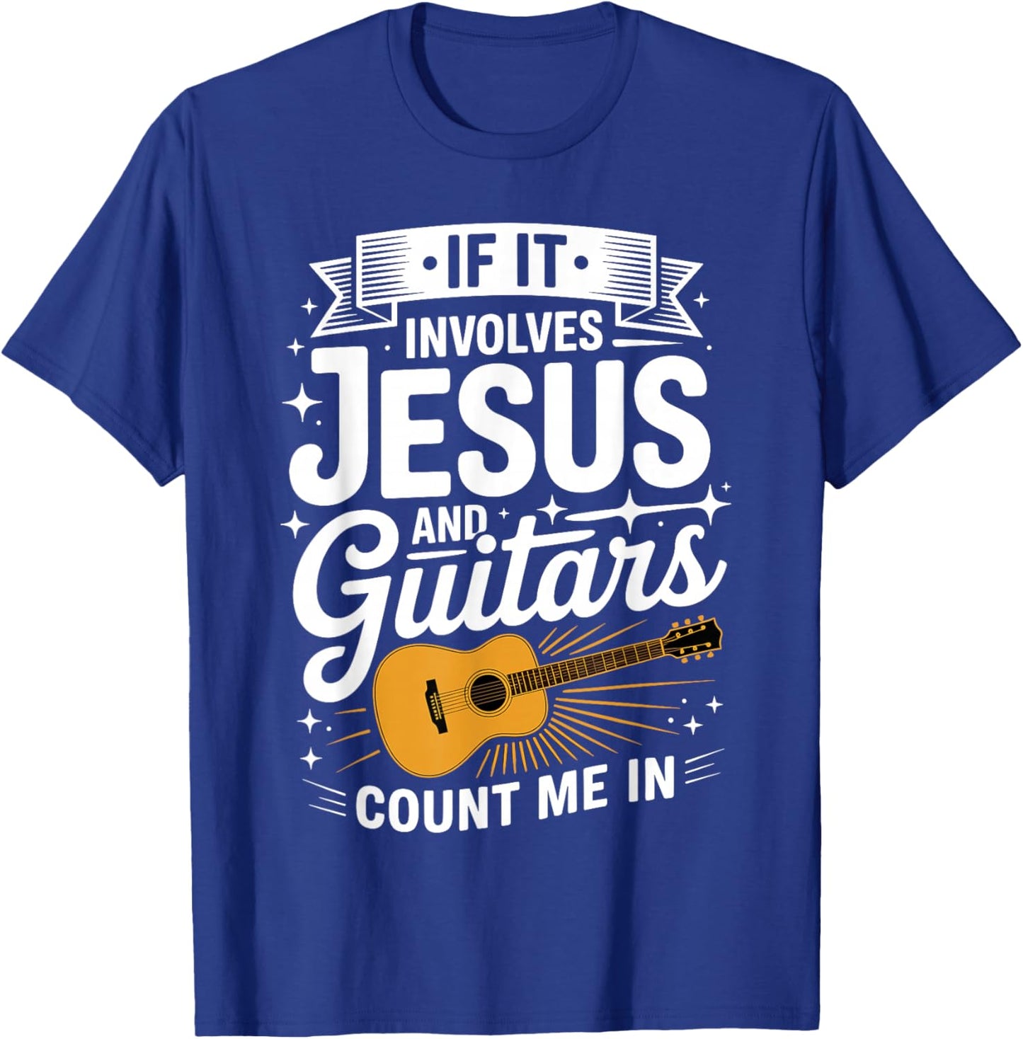 Funny Guitar Design Women Guitarist Guitar Player T-Shirt - T-Shirt | Royal