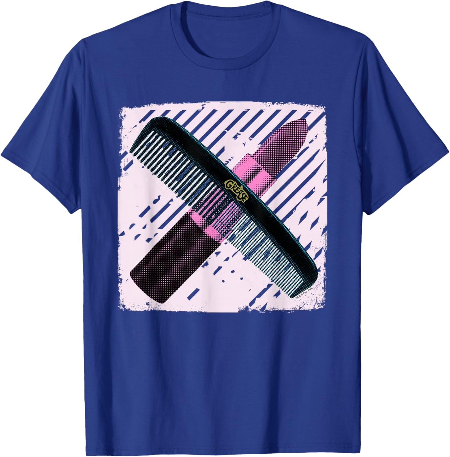 Grease T Birds & Pink Ladies Comb & Lipstick T-Shirt - T-Shirt | Royal